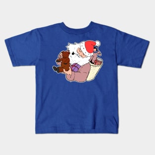 Santa Clause With Gifts | Santa is Coming Kids T-Shirt